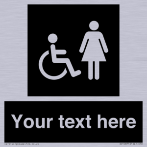 Custom information: black panel disabled and female